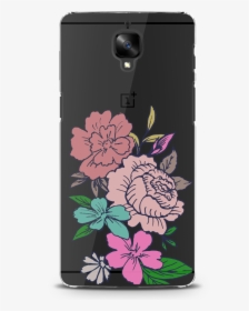 Monsoon Flowers Clear Case For Oneplus 3/3t - Smartphone, HD Png Download, Free Download