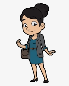 50 Year Old Woman Cartoon, HD Png Download, Free Download