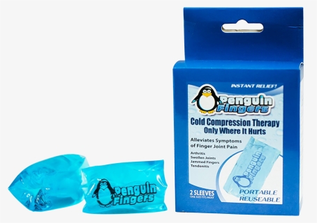 Finger And Toe Cold Gel Ice Pack, By Penguin Fingers - Bar Soap, HD Png Download, Free Download