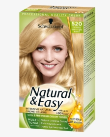 Natural Easy Com Blonde Hair 520 Orchidee Extra Light - Natural And Easy Ash, HD Png Download, Free Download