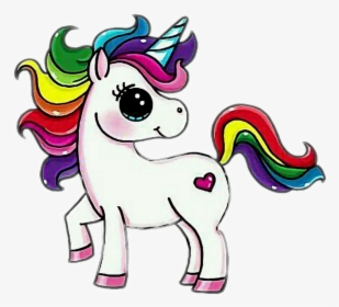 Mq Rainbow Rainbows Unicorn Horse - Cartoon Unicorn, HD Png Download, Free Download