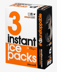 D3 Instant Ice Pack - D3 Instant Ice Packs 3pk, HD Png Download, Free Download