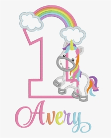 Unicorn 2 Birthday Clipart, HD Png Download, Free Download