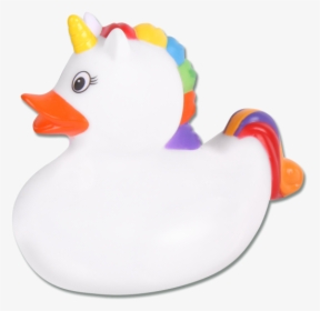 Rainbow Unicorn Bath Duck - Duck, HD Png Download, Free Download