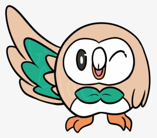 Rowlet Sticker - Cartoon, HD Png Download, Free Download