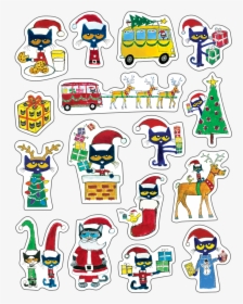 Pete The Cat¨ Christmas Stickers - Christmas Stickers, HD Png Download, Free Download