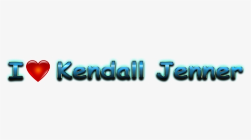 Kendall Jenner Heart Name Transparent Png - Graphic Design, Png Download, Free Download