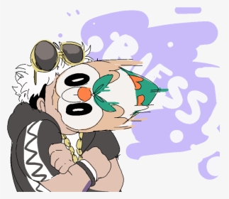 Pokemon Guzma And Rowlet, HD Png Download, Free Download