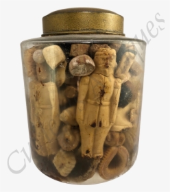 Antique Wooden Top Apothecary Jar, HD Png Download, Free Download