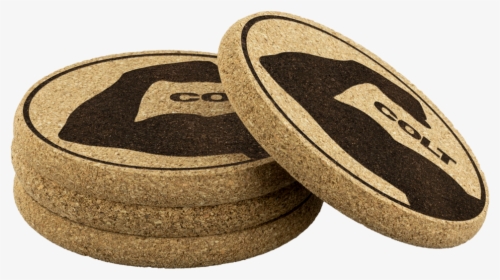 Colt Cork Bicep Coasters - Suede, HD Png Download, Free Download