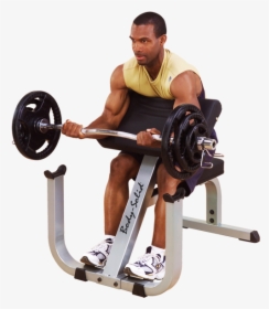 Body Solid Gpcb329 Preacher Curl Bench By Body Basics - Biceps Curl On Bench, HD Png Download, Free Download