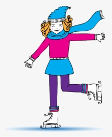 Рay Attention To Learn To Skate Clipart - Cartoon, HD Png Download, Free Download