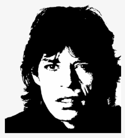 Mick Jagger Clipart - Mick Jagger Vector Free, HD Png Download, Free Download