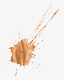 Brown Watercolor Transparent Splatter, HD Png Download, Free Download