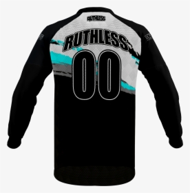 Ripped Checkers Breeze Jersey - Black And Green Paintball Jersey, HD Png Download, Free Download