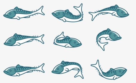 Mackerel Fish Icons - Fish Icons Vector, HD Png Download, Free Download