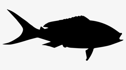 Fish Clip Art Scalable Vector Graphics Computer Icons - Fish Shape Black And White, HD Png Download, Free Download