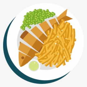 French Fries Fish And Chips Fried English - Fish Fry Vector Png, Transparent Png, Free Download