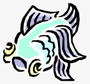 Vector Illustration Of Colorful Tropical Marine Fish, HD Png Download, Free Download