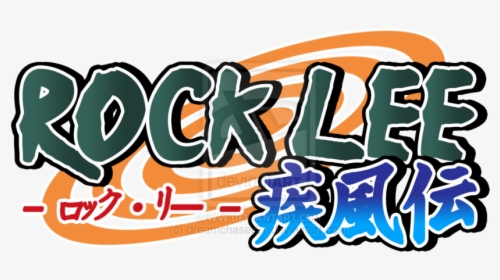 Rock Lee Logo - Naruto Logo Rock Lee, HD Png Download, Free Download