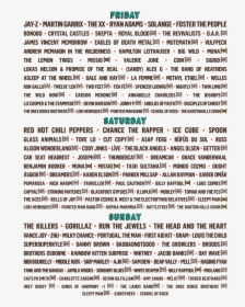 Acl Lineup Oct 6, HD Png Download, Free Download