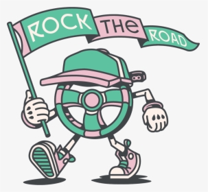 Lctc Rocktheroad Logo Youngerdemo Wheelmanonly Final - Cartoon, HD Png Download, Free Download