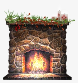 Tube Hiver, Noël - Hearth, HD Png Download, Free Download