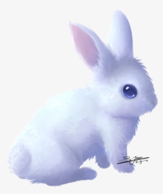 Transparent Hare Clipart - Cute Rabbit Transparent Background, HD Png Download, Free Download