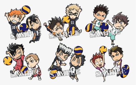 New Visual With Chibi Characters For The Haikyuu Chara - Haikyuu Characters Chibi, HD Png Download, Free Download