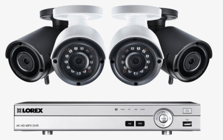 8-channel System With 2 Wireless And 2 2k Resolution - 3 Camera Dvr System, HD Png Download, Free Download
