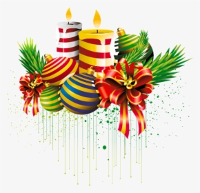 Transparent Background Christmas Candle Clipart, HD Png Download, Free Download