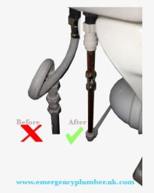 How To Connect Cold Feed To Toilet Cistern - Connect Water To Toilet, HD Png Download, Free Download