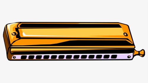 Vector Illustration Of Harmonica Mouth Organ Free Reed - Mouth Organ Vector Png, Transparent Png, Free Download