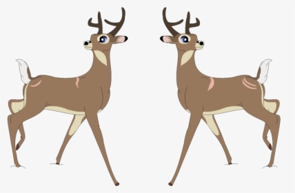 White Tailed Deer Paintings Download - Anime White Tailed Deer, HD Png Download, Free Download