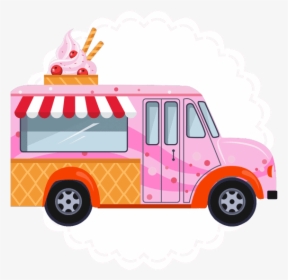 Tonibell Ices Van Hire - Ice Cream Bus Png, Transparent Png, Free Download