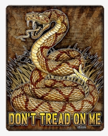 Don"t Tread On Me Vintage Steel Sign - Dont Tread On Me, HD Png Download, Free Download