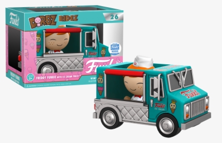 Freddy Funko In Ice Cream Truck Dorbz Ridez - Funko, HD Png Download, Free Download