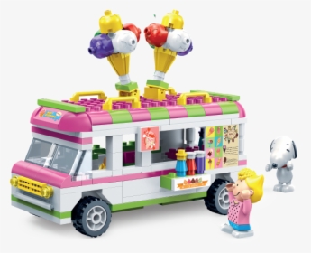 Banbao Snoopy Ice Truck, HD Png Download, Free Download