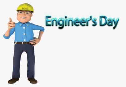 Engineer"s Day Transparent Background - Cartoon, HD Png Download, Free Download