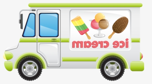 Ice Cream Truck Clip Art - Marchand De Glace Png, Transparent Png, Free Download