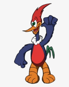 My Frst Color Woody Woodpecker By Dimytriart - Old Woody Woodpecker Toys, HD Png Download, Free Download