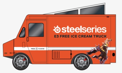 Steelseries Ice Cream Truck - Compact Van, HD Png Download, Free Download