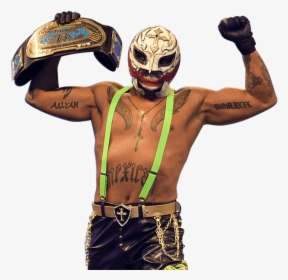 Transparent Ric Flair Woo Png - Wwe Rey Mysterio Intercontinental Champion Png, Png Download, Free Download