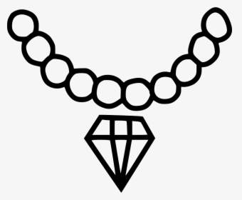 Necklace Outline, HD Png Download, Free Download