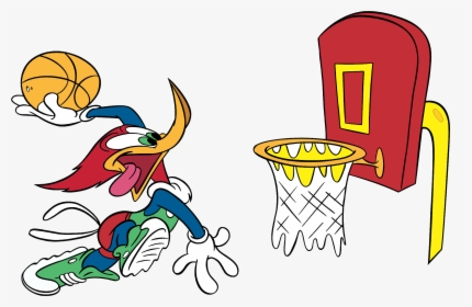 Woody Woodpecker Characters, Woody Woodpecker Cartoon - Basketball Woody Woodpecker, HD Png Download, Free Download