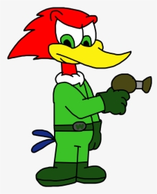 Woody Woodpecker As Space Hero By - Buzz Buzzard, HD Png Download, Free Download