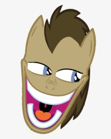 Woody Face Png - Doctor Whooves Face Mlp, Transparent Png, Free Download