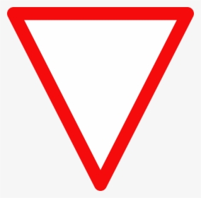 Give Way Sign, Yield Sign, Road Sign, Roadsign - Give Way Road Sign, HD Png Download, Free Download