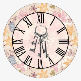 Transparent Clock Face Clipart - Vintage Printable Clock Face, HD Png Download, Free Download