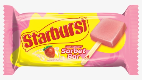 Starburst, Strawberry Sorbet Bar, Singles - Starburst Sorbet Bar, HD Png Download, Free Download